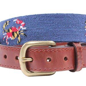 Smathers & Branson Maryland Crab handcrafted belt
